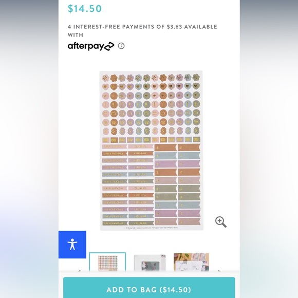 Erin Condren bold blooms monthly undated planner new in packaging - Picture 4 of 12